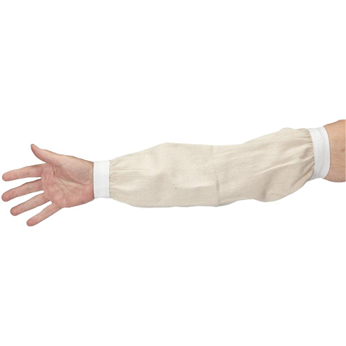 Manchettes, 18", Coton, Blanc Kelford