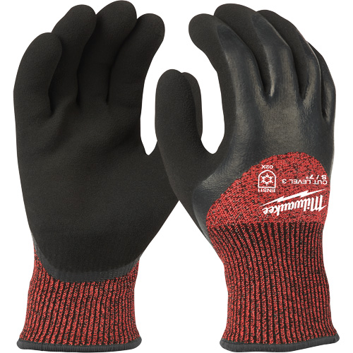 Gants dhiver r&eacute;sistant aux coupures, Taille T-Grand, Calibre 15, Rev&ecirc;tement Latex de caoutchouc, ANSI/ISEA 105 niveau 3 Kelford