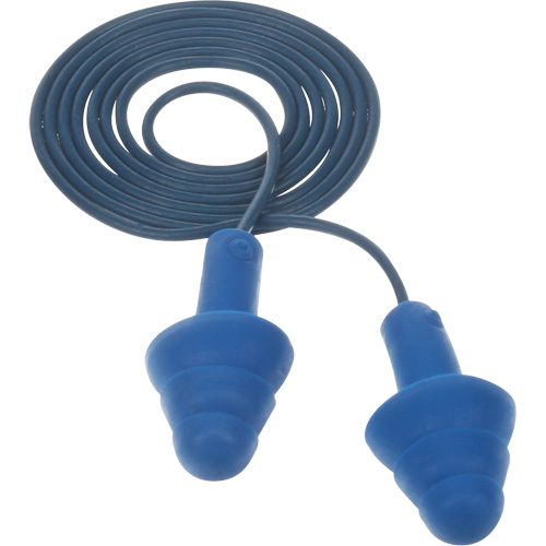 E-A-R Ultrafit Premolded Earplugs, Corded, One-Size, Bulk - Polybag, NRR 25 dB NRR dB Kelford