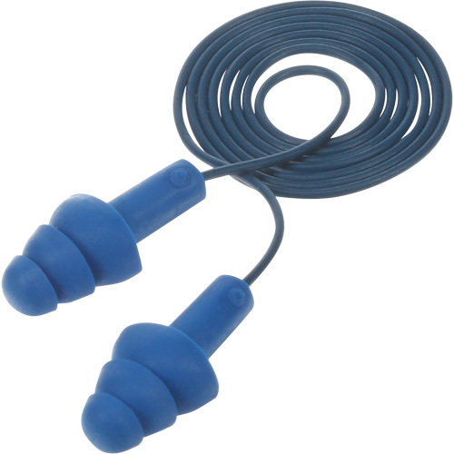 E-A-R Ultrafit Premolded Earplugs, Corded, One-Size, Bulk - Polybag, NRR 25 dB NRR dB Kelford