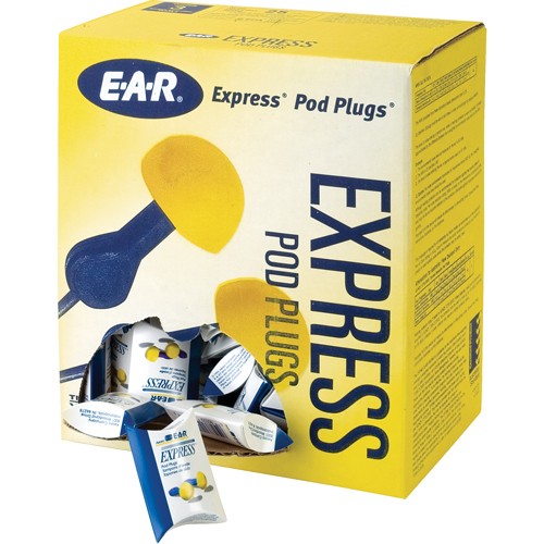 Bouchons d'oreilles rapides de style capsule E-A-R, Sans cordon, Vrac - Sachet coussin, 25 dB NRR, Taille unique Kelford