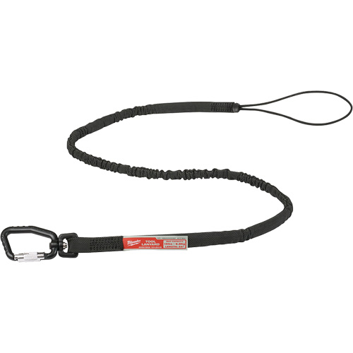 Extended Reach Locking Tool Lanyard, Bungee, Carabiner/Loop Kelford