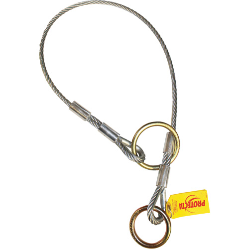 Cable Dual-Ring Adaptor, Tie-Off, Temporary Use Kelford