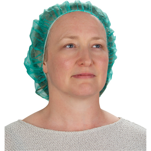 Bonnets bouffants, Polypropyl&egrave;ne, 24", Vert Kelford