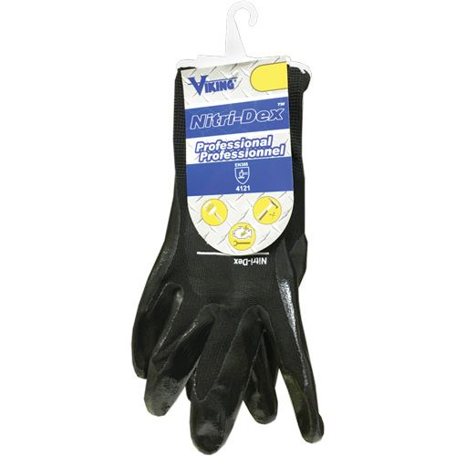 Gants de travail Nitri-Dex, Taille 7, Rev&ecirc;tement Nitrile, Enveloppe en Polyester, EN 388 niveau 1 Kelford