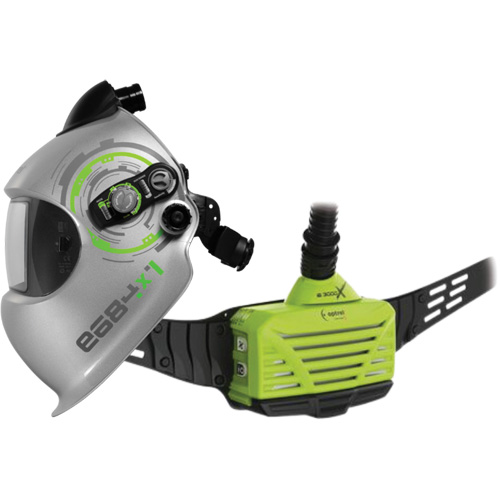 Syst&egrave;me APR motoris&eacute; sur ceinture pour soudage e3000x, Capuchon & visi&egrave;re/Masque de soudage, Pile Lithium-ion Kelford