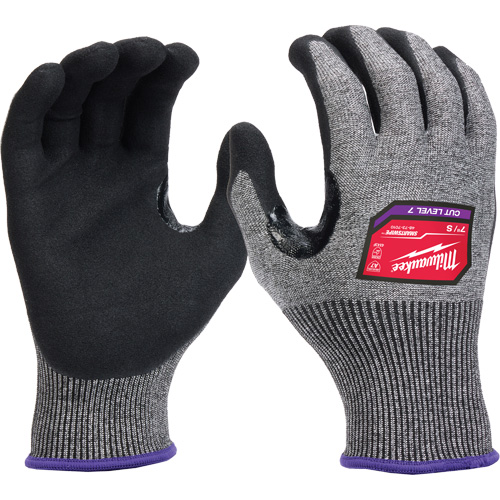 Gants enduits par trempage &agrave; dext&eacute;rit&eacute; &eacute;lev&eacute;e, Taille Petit, Calibre 18, Rev&ecirc;tement Nitrile, Enveloppe en Nylon/Poly&eacute;thyl&egrave;ne/Tungst&egrave;ne, ASTM ANSI niveau A7/EN 388 niveau 4 Kelford