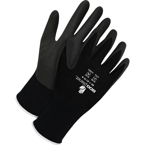 BDG Planet Coated Gloves, 2X-Small/5, Foam Nitrile Coating, 15 Gauge, Nylon/Spandex Shell Kelford