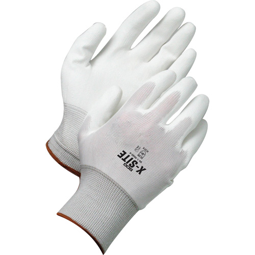 X-Site Coated Gloves, 6/X-Small, Polyurethane Coating, Nylon Shell Kelford