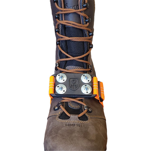 Midcleat&reg; Non-Sparking Ice Cleat, Carbon Steel, Stud Traction, One Size Kelford