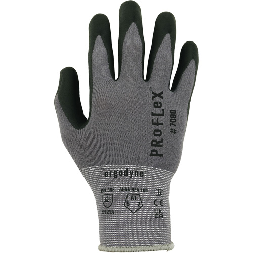 ProFlex 7000 Coated Gloves, Size Small, 15 Gauge, Foam Nitrile Coated, Nylon/Spandex Shell, ASTM ANSI Level A1/EN 388 Level 1/EN 388 Level A Kelford