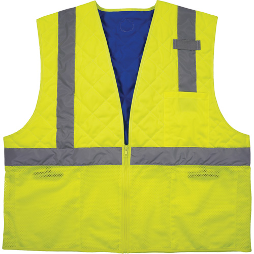 Chill-Its 6668 Safety Cooling Vest, Small, High Visibility Lime-Yellow Kelford