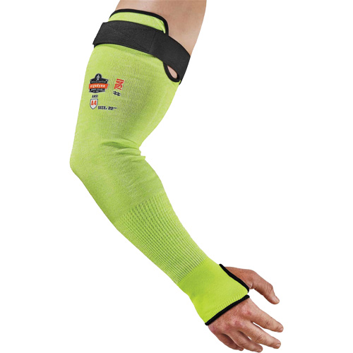 Manche de protection contre la coupe ProFlex 7941-PR, TenaLux, 22", ASTM ANSI niveau A4/EN 388 niveau D, Lime haute visibilit&eacute; Kelford