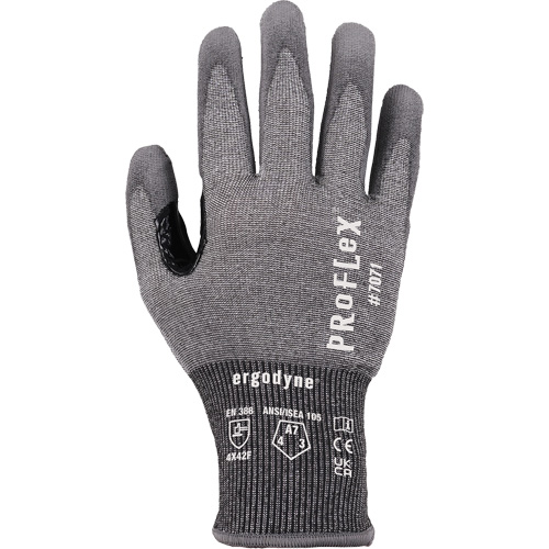 Gants enduit de PU r&eacute;sistant &agrave; la coupe ProFlex 7071, Taille Petit, Calibre 18, Rev&ecirc;tement Polyur&eacute;thane, Enveloppe en PEHP/Tungst&egrave;ne, ASTM ANSI niveau A7/EN 388 niveau F Kelford