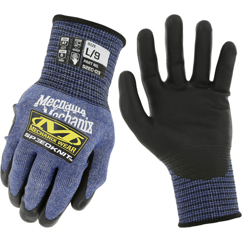 Gants r&eacute;sistants aux coupures SpeeKnit S2EC03, Taille Petit/7, Calibre 18, Rev&ecirc;tement Ur&eacute;thane, Enveloppe en PEHP/Tungst&egrave;ne, ASTM ANSI niveau A7/EN 388 niveau F Kelford