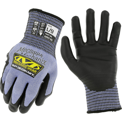 Gants r&eacute;sistants aux coupures SpeeKnit S2EC33, Taille Petit/7, Calibre 18, Rev&ecirc;tement Ur&eacute;thane, Enveloppe en PEHP/Tungst&egrave;ne, ASTM ANSI niveau A5/EN 388 niveau D Kelford