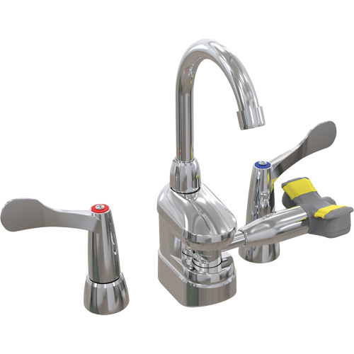 Swing-Activated Faucet/Eyewash with Wristblade Faucet Valves, Sink Mount Installation Kelford