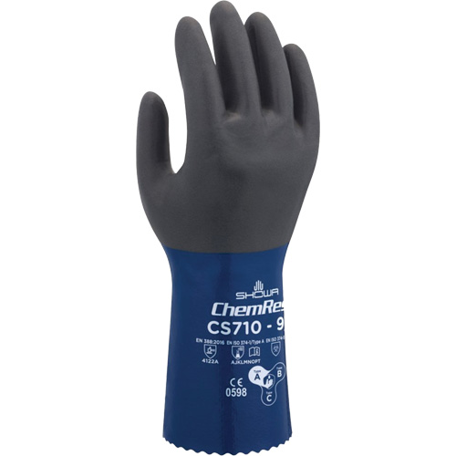 Gants r&eacute;sistants aux produits chimiques CS710, Taille 7, 12" lo, Polyester Kelford