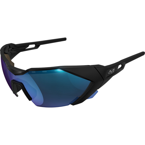 Type-E Safety Glasses, Blue Lens, Anti-Fog/Anti-Scratch, ANSI Z87+ Kelford