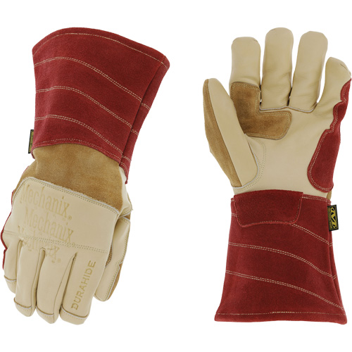 Flux Torch Welding Gloves, Grain Cowhide, Size 8 Kelford