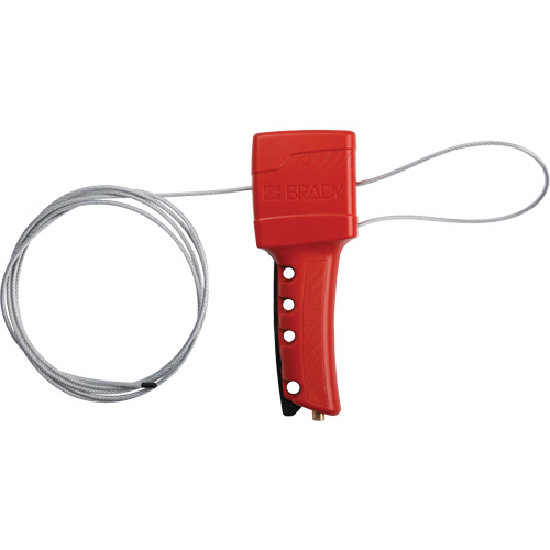 Verrou de c&acirc;ble tout usage enduit de PVC, Longueur de 8' Kelford