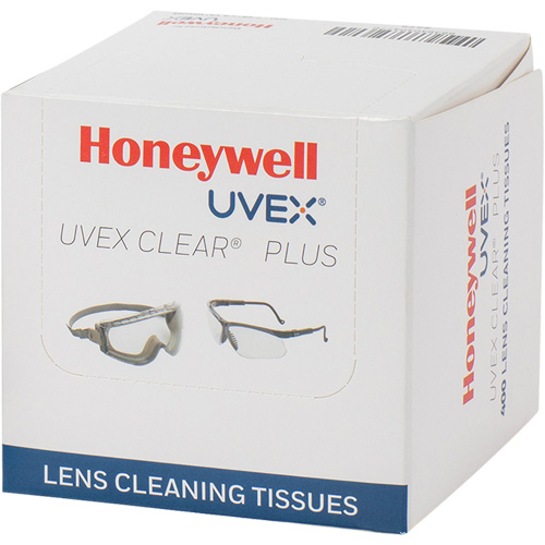 Serviette pour lentilles Uvex Clear Plus, 4,125" x 3,96" Kelford