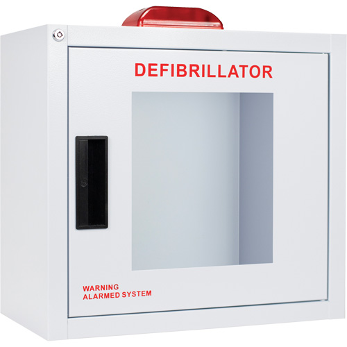 Standard Large AED Cabinet with Alarm & Strobe, Zoll AED Plus&reg;/Zoll AED 3/Cardio-Science/Physio-Control For, Non-Medical Kelford