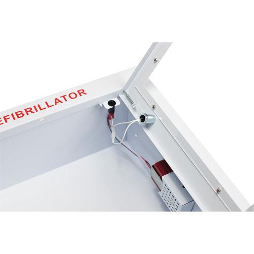 Semi-Recessed Large Cabinet with Alarm, Zoll AED Plus&reg;/Zoll AED 3/Cardio-Science/Physio-Control For, Non-Medical Kelford