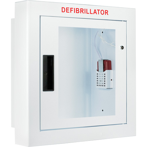 Semi-Recessed Large Cabinet with Alarm, Zoll AED Plus&reg;/Zoll AED 3/Cardio-Science/Physio-Control For, Non-Medical Kelford