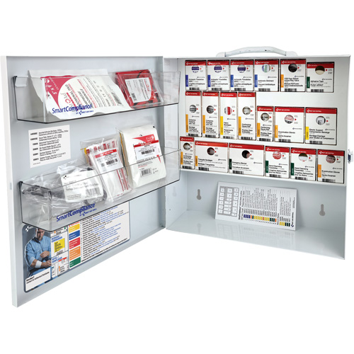SmartCompliance&reg; First Aid Cabinet, Meets CSA Z1220-17 Type 2 Low-Risk Environment, Small (2-25 Workers) Kelford