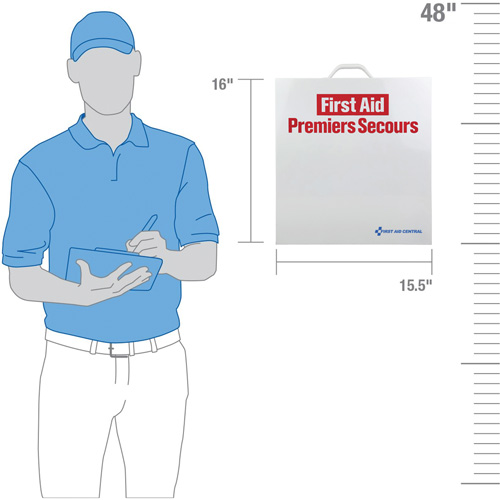 SmartCompliance&reg;  First Aid Cabinet, Meets CSA Z1220-17 Type 2 Low-Risk Environment, Medium (26-50 Workers) Kelford