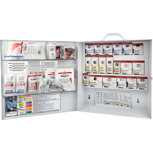 SmartCompliance&reg;  First Aid Cabinet, Meets CSA Z1220-17 Type 2 Low-Risk Environment, Medium (26-50 Workers) Kelford