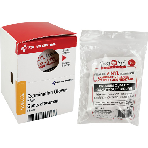 SmartCompliance&reg; Refill Examination Gloves, Vinyl, Powder-Free, Clear, Class 2 Kelford