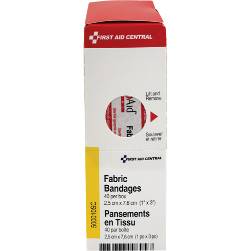 Recharge de bandages adh&eacute;sifs SmartCompliance, Rectangulaire/carr&eacute;e, 3", Tissu, Non st&eacute;rile Kelford