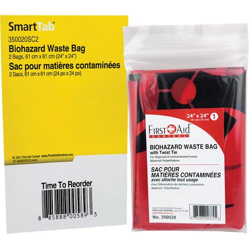 Recharge de sacs &agrave; d&eacute;chets SmartCompliance, Biorisque, 24" lo x 24" la Kelford