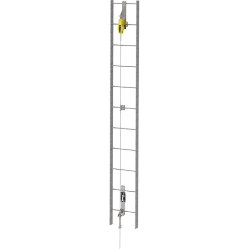 Ensemble de c&acirc;bles de s&eacute;curit&eacute; pour &eacute;chelle verticale Latchways, Acier inoxydable Kelford