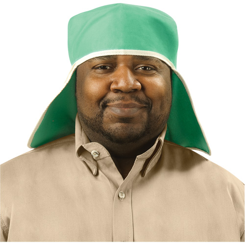 Weldlite Welding Cap With Neck Drape, One Size, Green Kelford