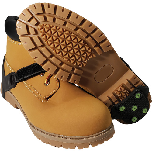 Icetred Heel Traction Device, Rubber/Tungsten Carbide, Stud Traction, One Size Kelford