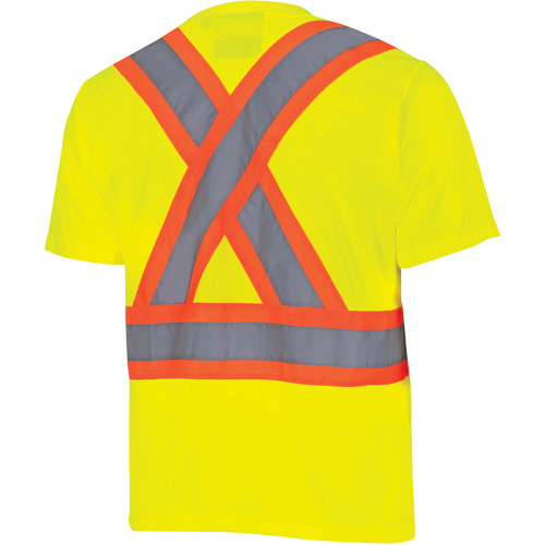 6991 Chandail de s&eacute;curit&eacute; en il-de-perdrix, Polyester, 3T-Grand, Jaune lime haute visibilit&eacute; Kelford