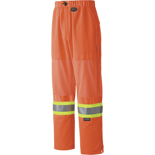 6001P Traffic Safety Pants, Polyester, X-Small, High Visibility Orange Kelford