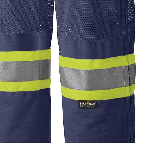 6003P Traffic Safety Pants, Polyester, X-Small, Navy Blue Kelford