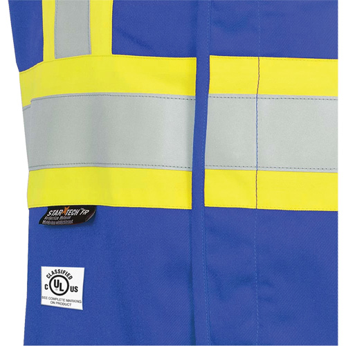 7730 Veste r&eacute;sistante aux arcs &eacute;lectriques FR-Tech, Petit, Bleu royal, 10 cal/cm² Kelford