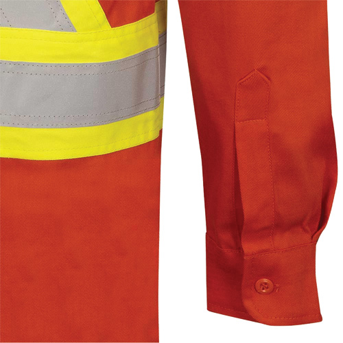 7743 Chemise de s&eacute;curit&eacute; ignifug&eacute;e FR-Tech, Petit, Orange haute visibilit&eacute; Kelford