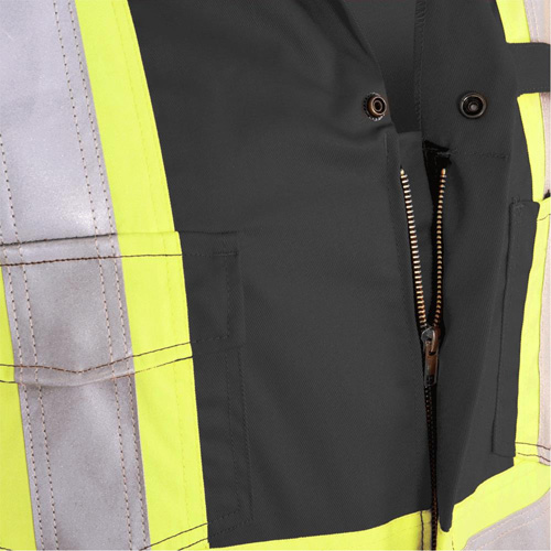 7702BKT FR-Tech&reg; Arc-Rated Coverall, Size 40 (Tall), Black, 10 cal/cm² Kelford