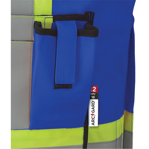 7733 FR-Tech&reg; Flame-Resistant Arc Surveyor's Vest, Small, Royal Blue, 9.7 cal/cm² Kelford
