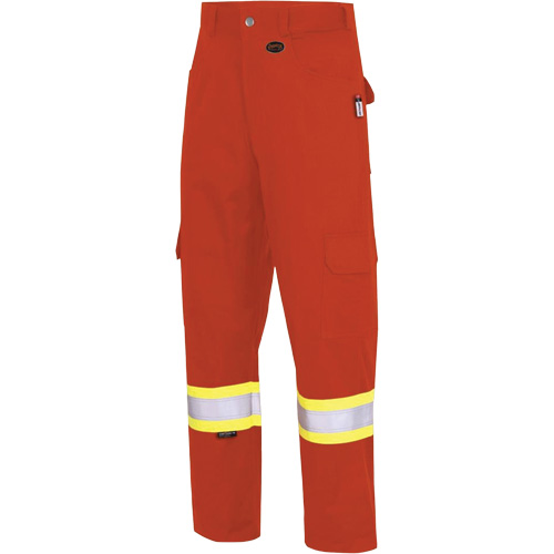 7765 FR-Tech&reg; 88/12 Arc Rated High-Visibility Safety Cargo Pants, 32, x 34, High Visibility Orange, 10 cal/cm² Kelford