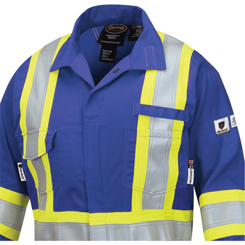 7704W FR-Tech&reg; Women's FR/Arc-Rated Coveralls, Size X-Small, Royal Blue, 10 cal/cm² Kelford