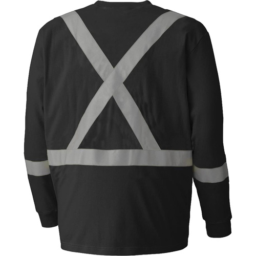 340SFA Chemise de s&eacute;curit&eacute; &agrave; manches longues ignifuge, Petit, Noir Kelford