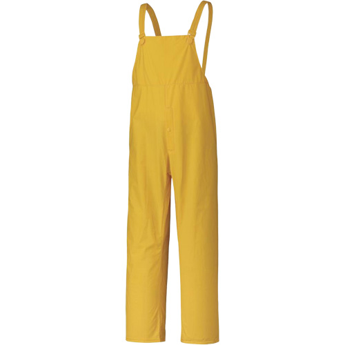 577P Storm Master&reg; Bib Pants, Small, Polyester/PVC, Yellow Kelford