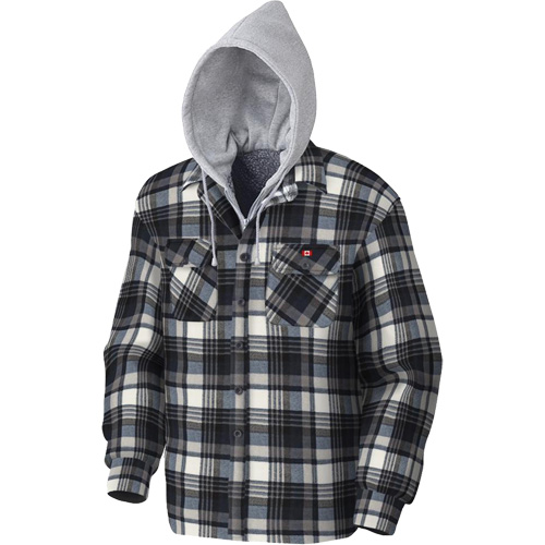 415BG Chemise &agrave; capuche matelass&eacute;e, Hommes, T-petit, Multicolore Kelford